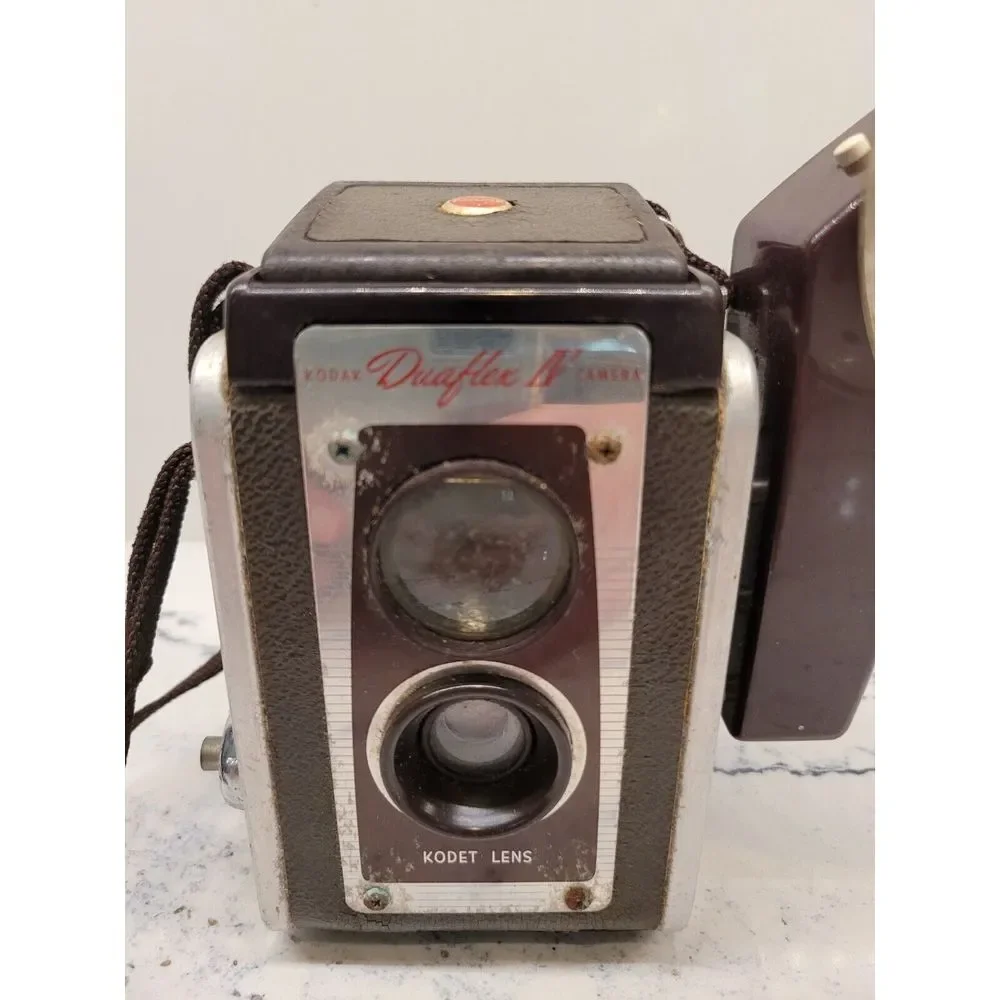 Vintage Kodak Cameras Lot Of‎ 3 Film Cameras Duaflex Six-20 Untested AS IS